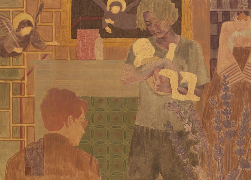 Interior Scene in Yellow